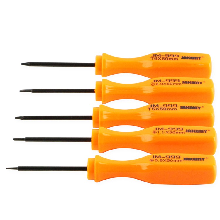 JAKEMY JM-999 5Pcs/Set Torx Pentagon Philips Screwdriver Repair Tool Kit-4