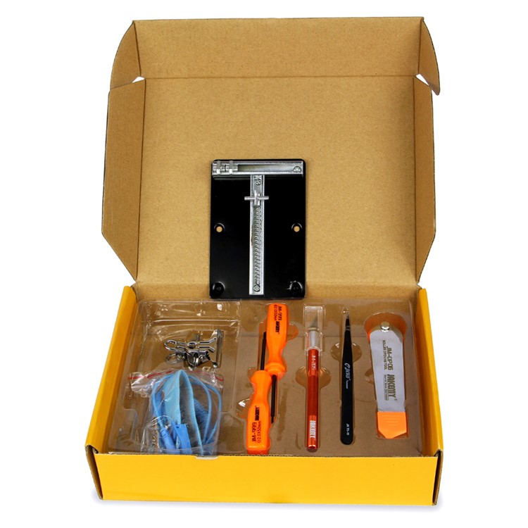 JAKEMY 9-in-1 DIY Professional PCB Holder Screwdriver Toolkit Repair Too Set JM-1102-2