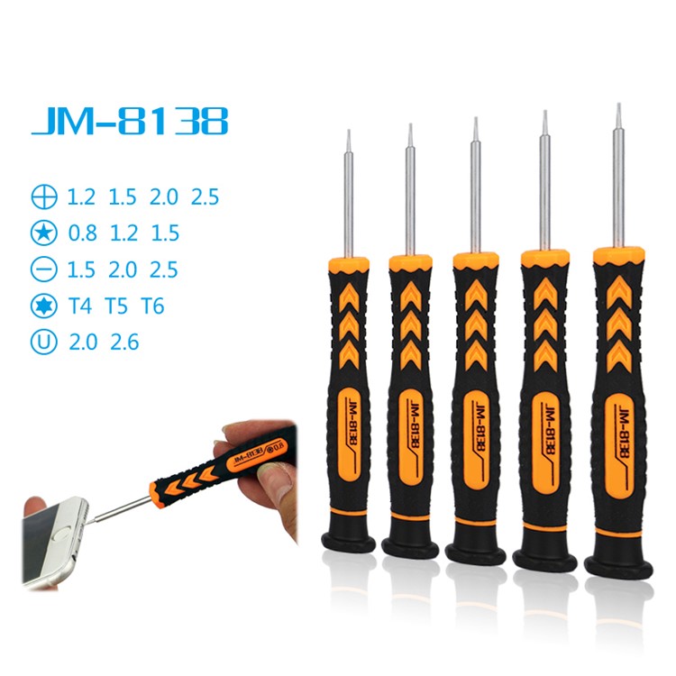 JAKEMY JM-8138 Anti-skid Precision Torx T3 Screwdriver Repair Tool-5