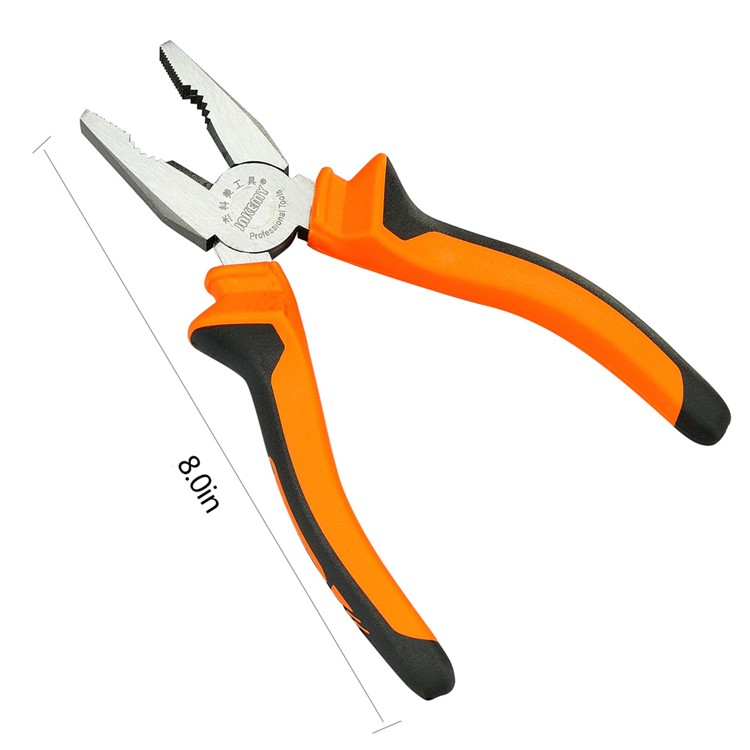 JAKEMY JM-CT1-6 8,0-Zoll-Hardware-Tool Rutschfeste Griff Lineman Zange-3