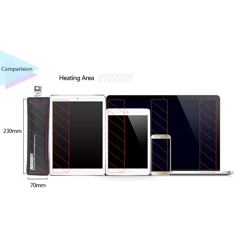 JAKEMY JM-OP09 Adhesive Glue Melting Bag Pad for Mobile Phone-10