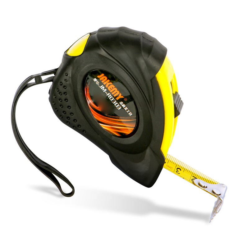 JAKEMY JM-R0303 3M Double Brake Steel Measuring Tape with Magnet - Black-1