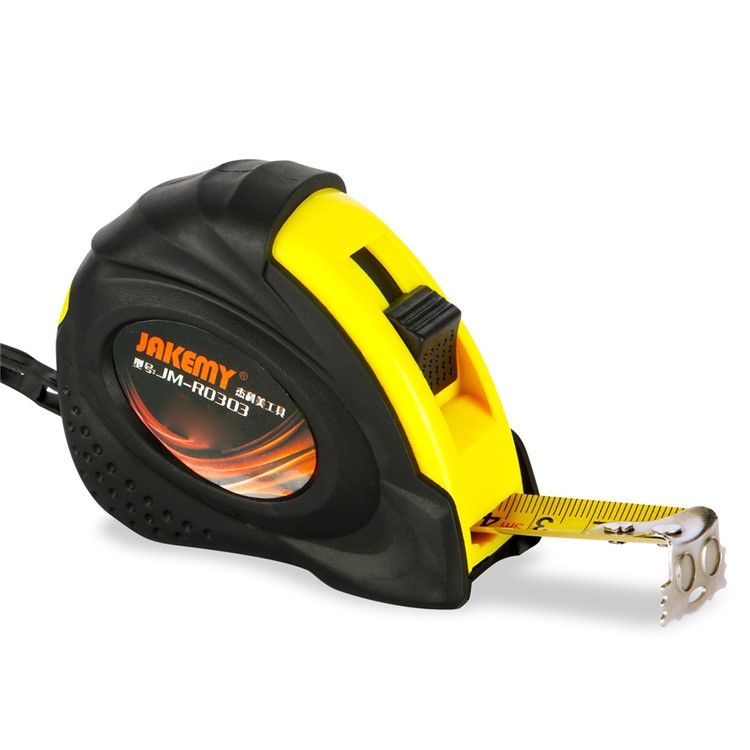 JAKEMY JM-R0303 3M Double Brake Steel Measuring Tape with Magnet - Black-2