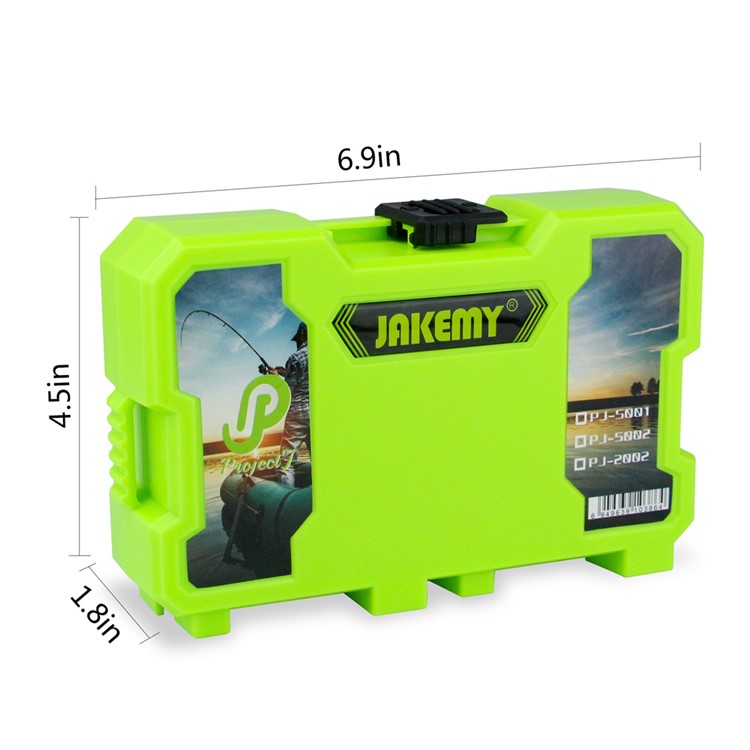 JAKEMY Plastic Storage Box Adjustable Organizer Container Case JM-PJ2002-2