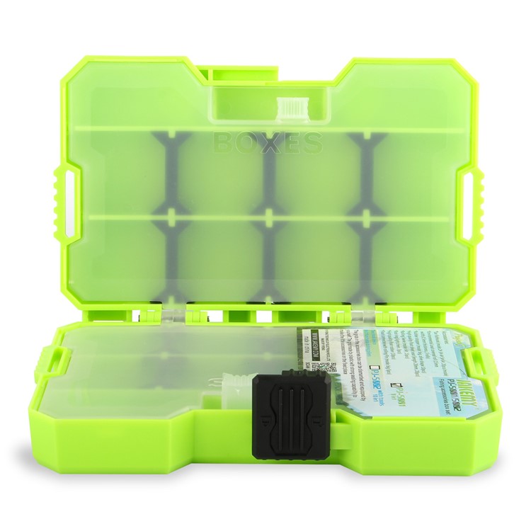 JAKEMY Plastic Storage Box Adjustable Organizer Container Case JM-PJ2002-4