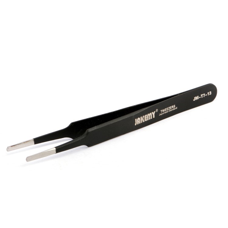 JAKEMY T7-13 Anti-Static Broad Tip Tweezer-3