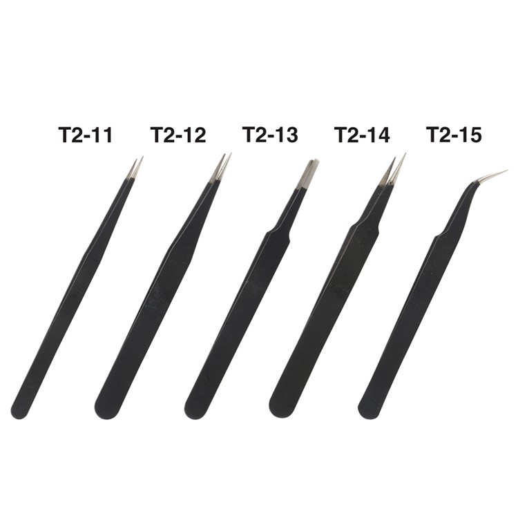 JAKEMY JM-T2-T15 Professional Curved Tip Tweezers-3