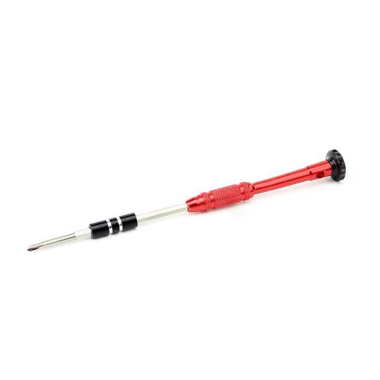 10-in-1 Professional Non-slip Handle with Philips Slotted Pentagon Torx Screwdriver Bits - Red-7