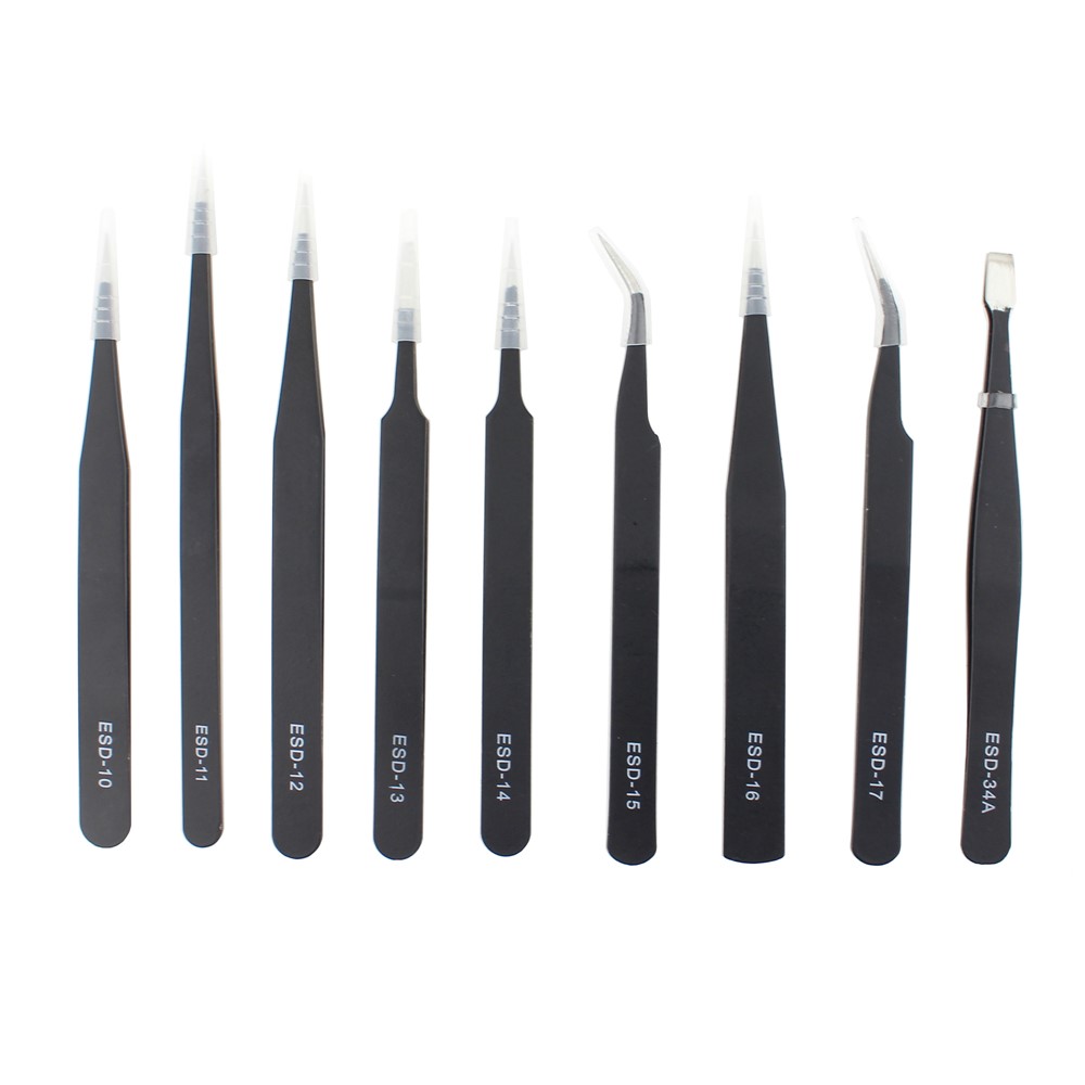 9-in-1 Professionelle Antistatische Pinzette-3