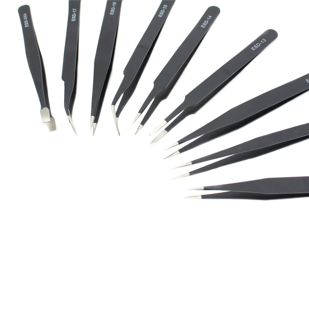 9-in-1 Professionelle Antistatische Pinzette-7
