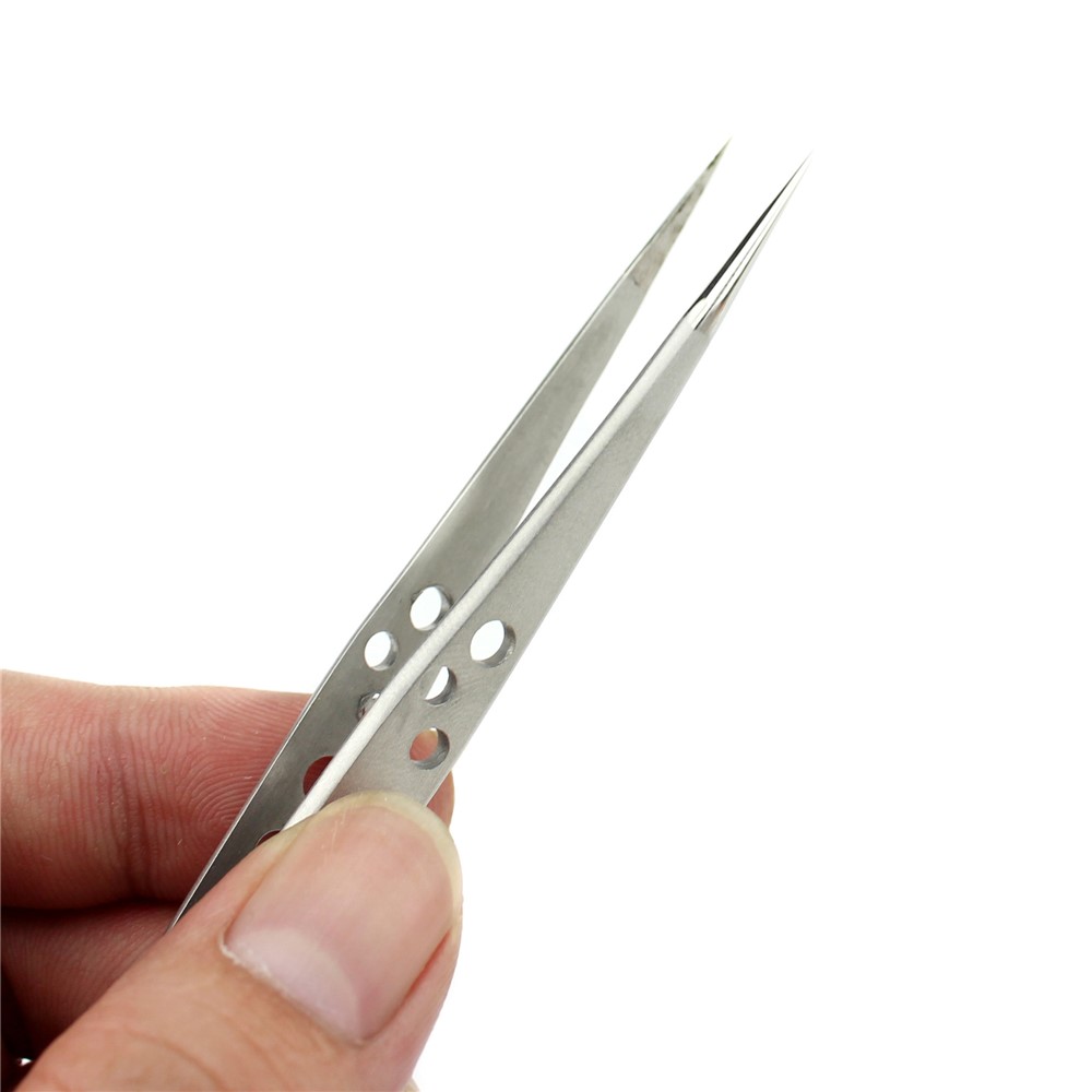 JF-601 High-strength Alloy Straight Tip Tweezer Repair Tool-5