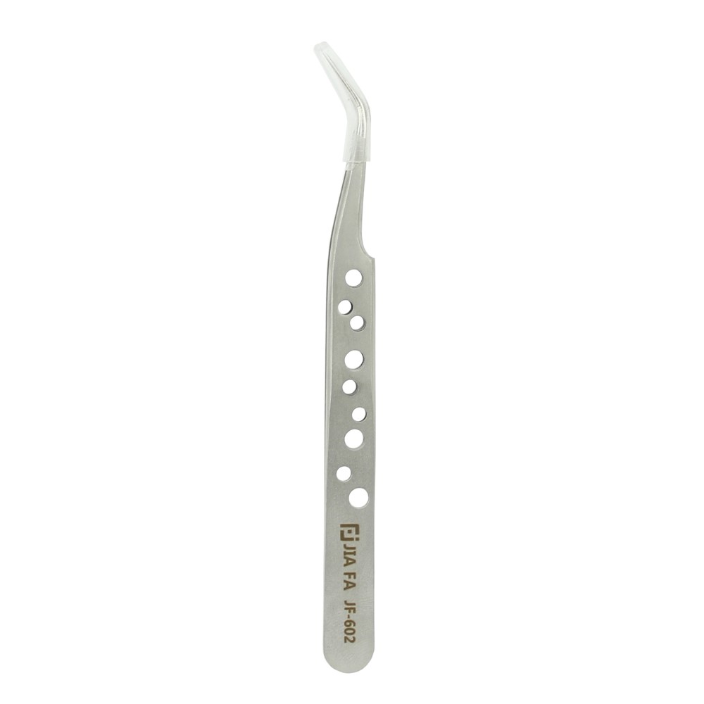 JF-602 High-strength Alloy Curved Tip Tweezer Repair Tool-1
