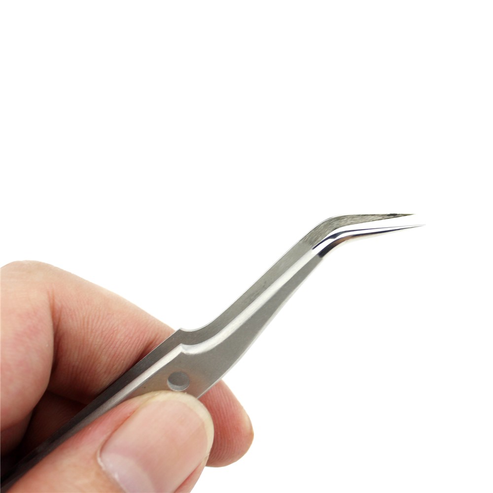 JF-602 High-strength Alloy Curved Tip Tweezer Repair Tool-3
