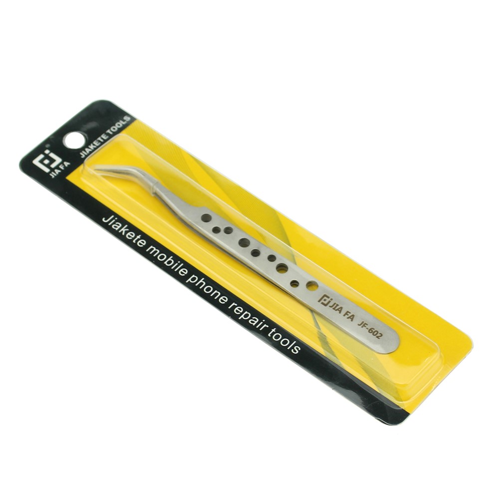 JF-602 High-strength Alloy Curved Tip Tweezer Repair Tool-11