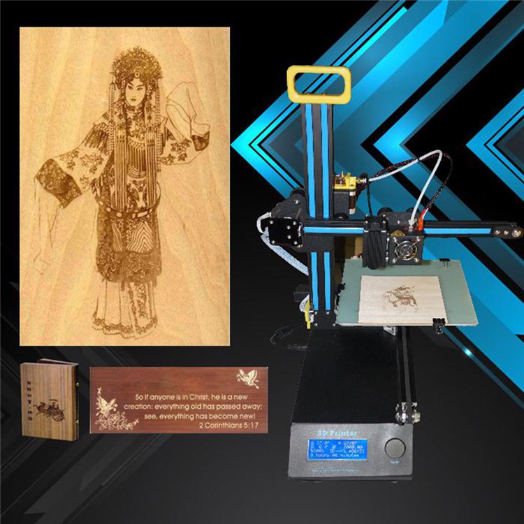 CR-8S 2 in 1 Laser Engraving 3D Printer DIY Kit Support TF Card / Online Print - US Plug-9