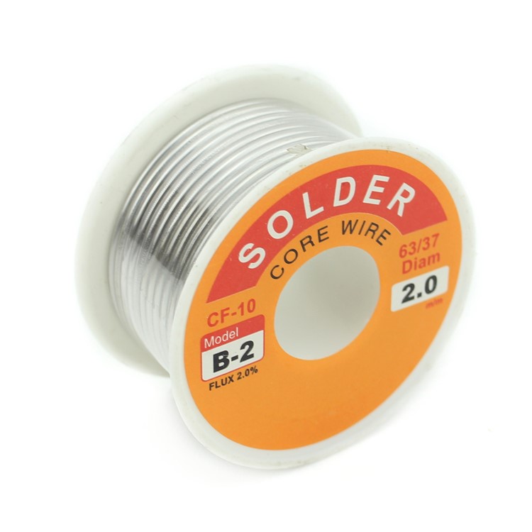 2.0mm 63/37 Tin Lead Welding Soldering Solder Wire Rosin Core Reel Roll-1