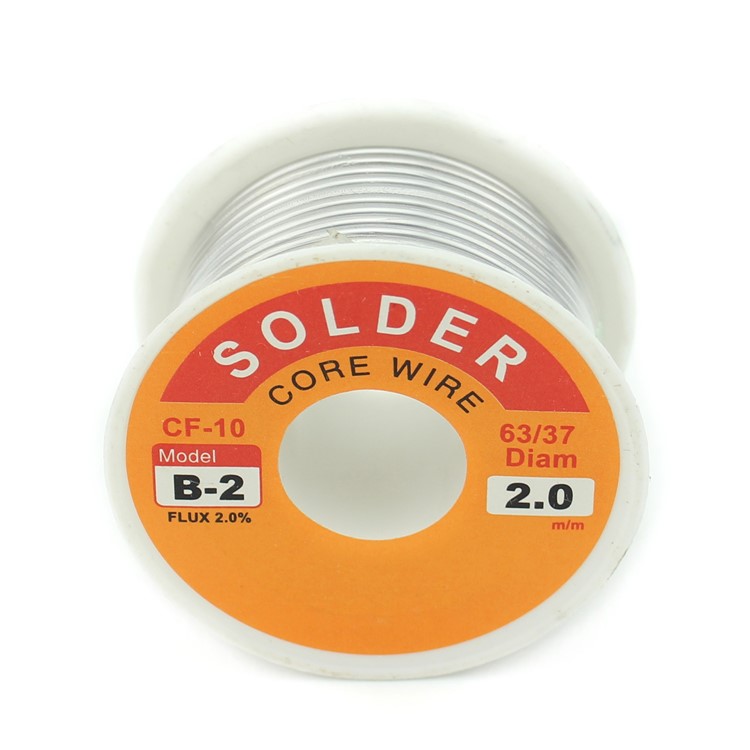 2.0mm 63/37 Tin Lead Welding Soldering Solder Wire Rosin Core Reel Roll-2