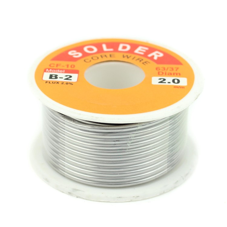 2.0mm 63/37 Tin Lead Welding Soldering Solder Wire Rosin Core Reel Roll-3