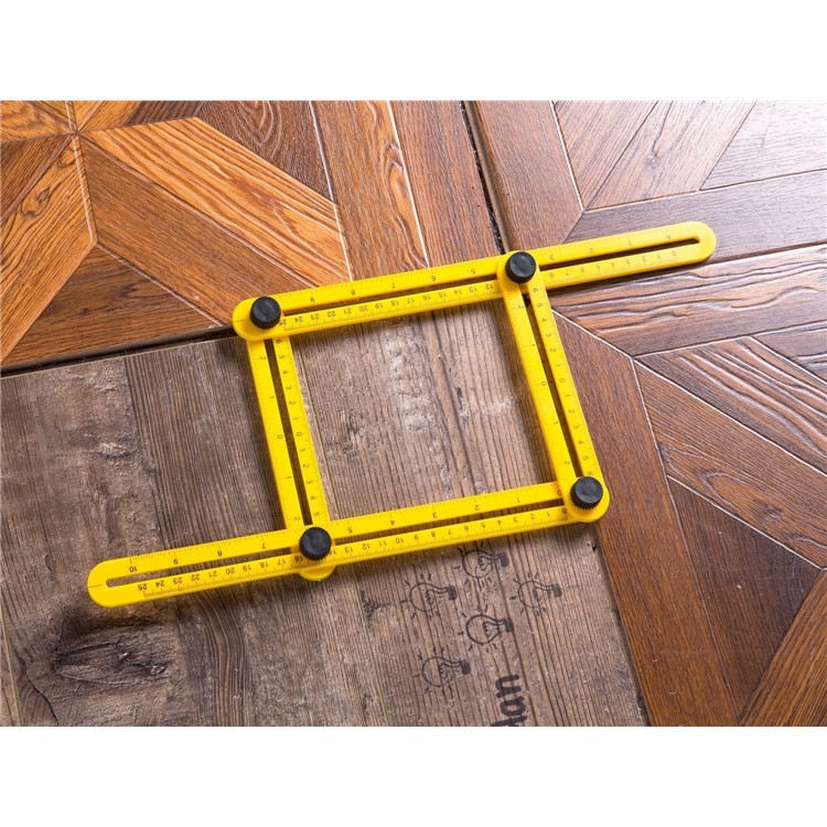 Plastic Multi-Angle Measuring Ruler with Unique Line Level-6