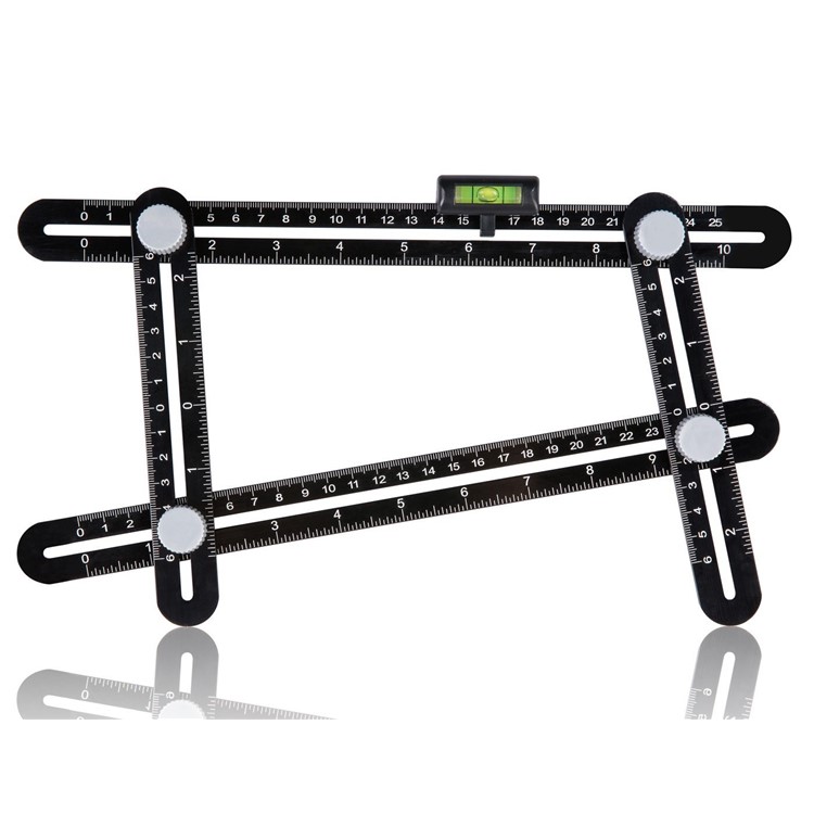 Aluminum Alloy Multi-Angle Measuring Ruler with Unique Line Level-2