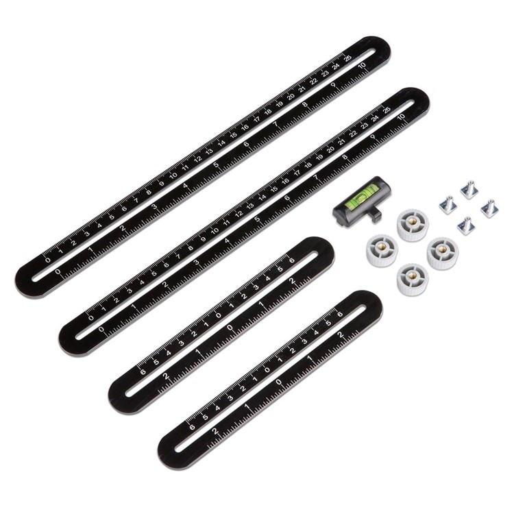 Aluminum Alloy Multi-Angle Measuring Ruler with Unique Line Level-5