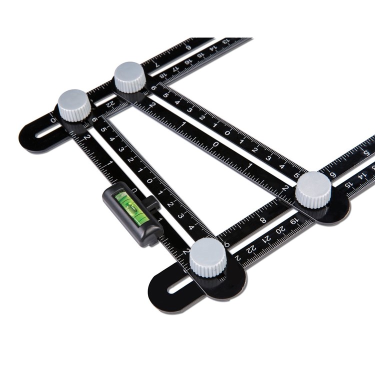 Aluminum Alloy Multi-Angle Measuring Ruler with Unique Line Level-6