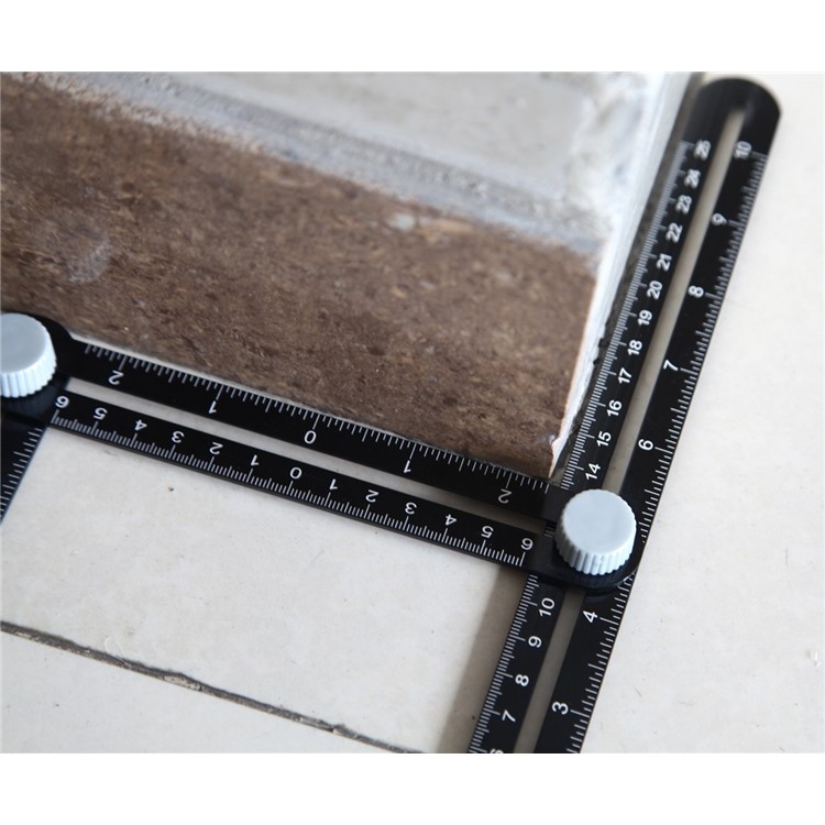 Aluminum Alloy Multi-Angle Measuring Ruler with Unique Line Level-7