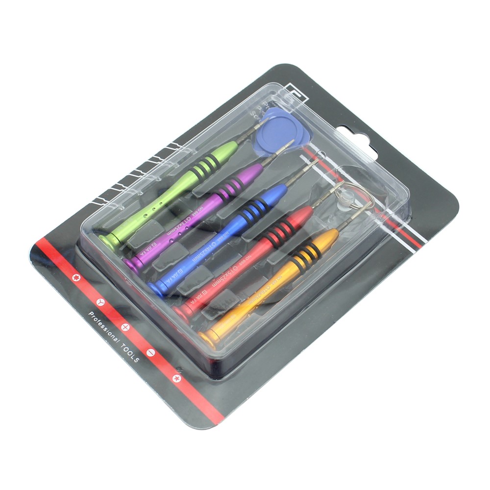 JF-825 7-in-1 Professionelle Reparatur-Tool Anti-Rutsch-Griff Torx-Schraubendreher-Kit-17