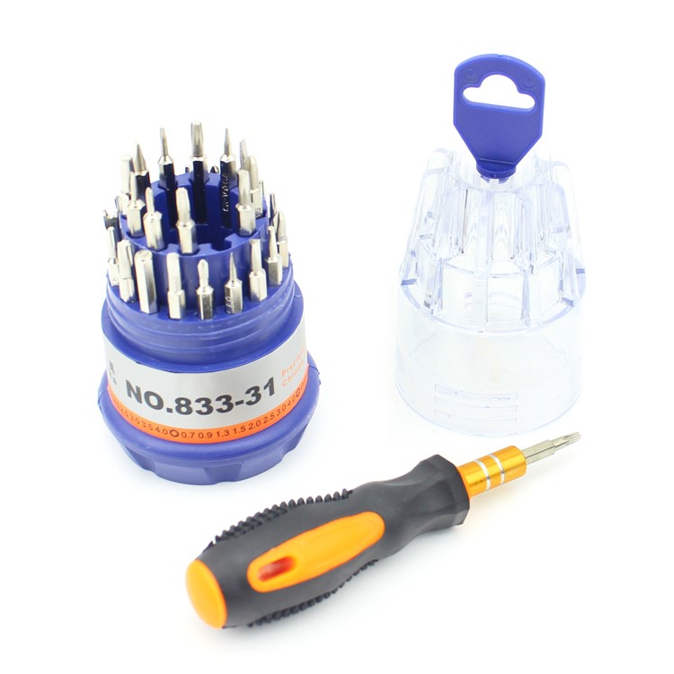 31-in-1 Precision Screwdriver Disassembly Repair Tool Set for iPhone Samsung Etc. (P833-31)-8