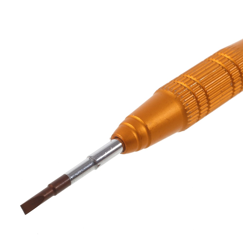 NO.658 Professional Metal Handle 2.0 x 25mm Slotted Screwdriver Repair Tool-2