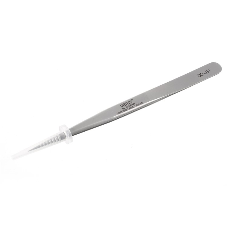 VETUS High Strength Stainless Steel Professional Professional Extra Strength Tweezers (00-JP) - Style B-2