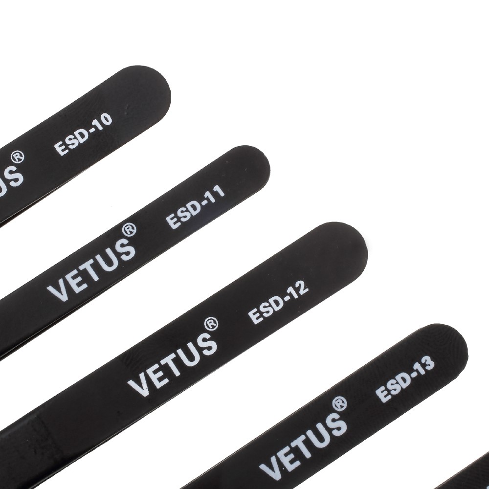 Ensemble de pinces professionnelles en acier inoxydable haute précision VETUS 7-in-1-6