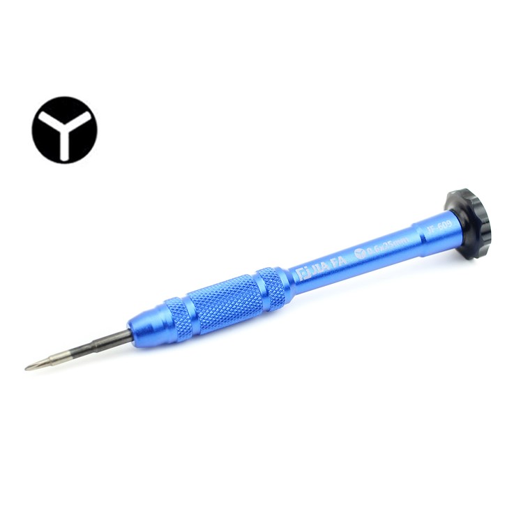 Professional Non-slip Handle Portable 0.6 Tri-wing Screwdriver - Blue-1