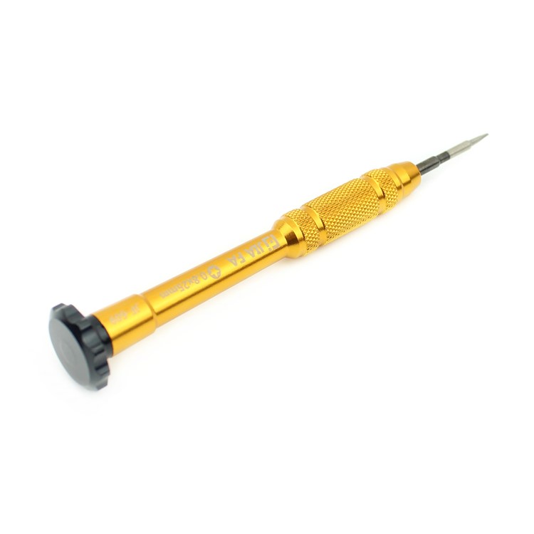 Anti-slip Handle Professional 0.8 Pentagon Screwdriver - Gold Color-4
