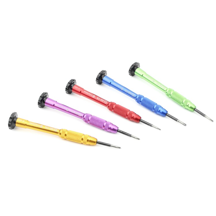 Anti-slip Handle Professional 0.8 Pentagon Screwdriver - Gold Color-5