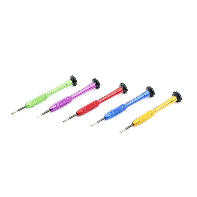 Anti-slip Handle Professional 0.8 Pentagon Screwdriver - Gold Color-6