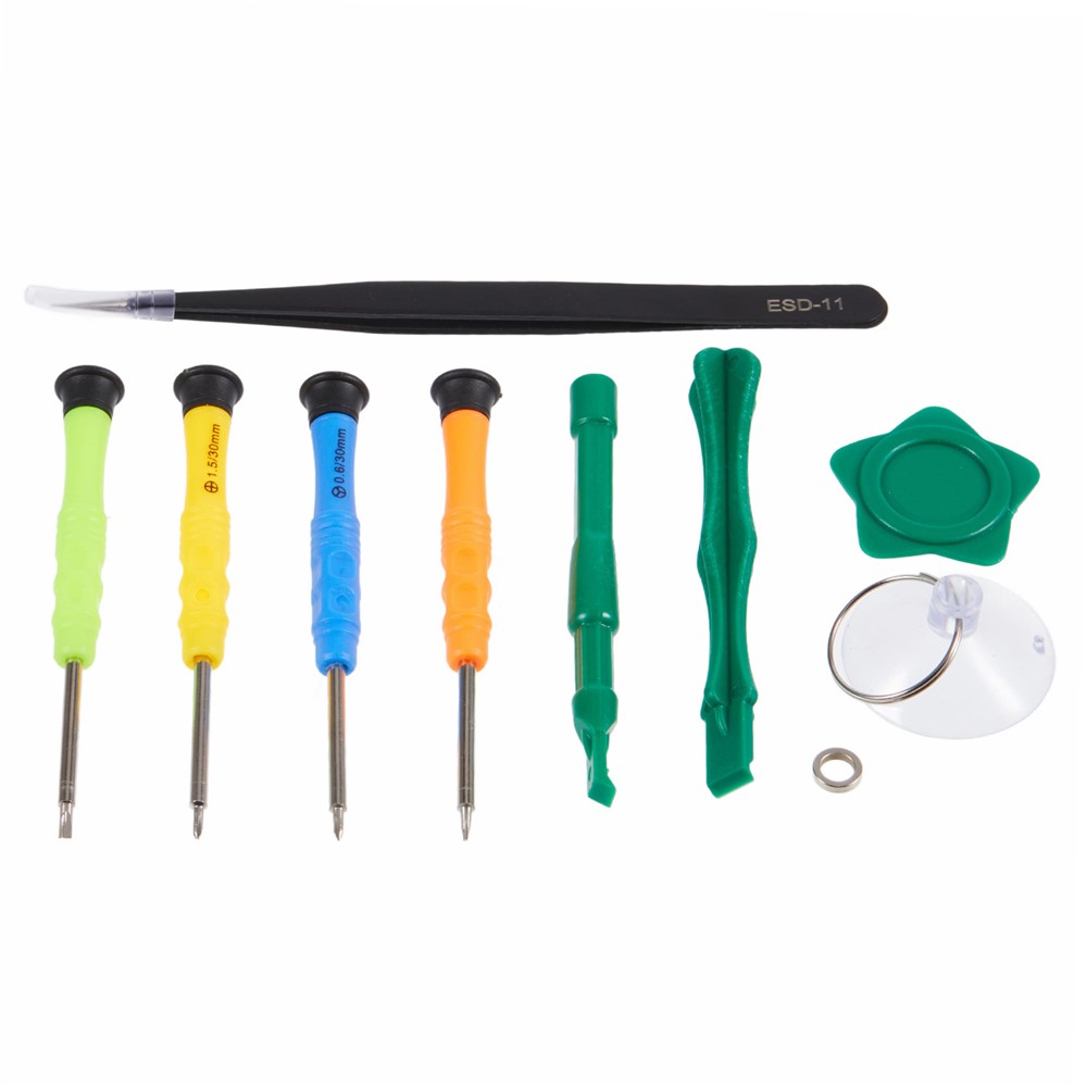 Kit de ferramentas de reparo 10Pcs / Set para iPhone 7 Ferramentas de abertura da chave de fenda magnética-2