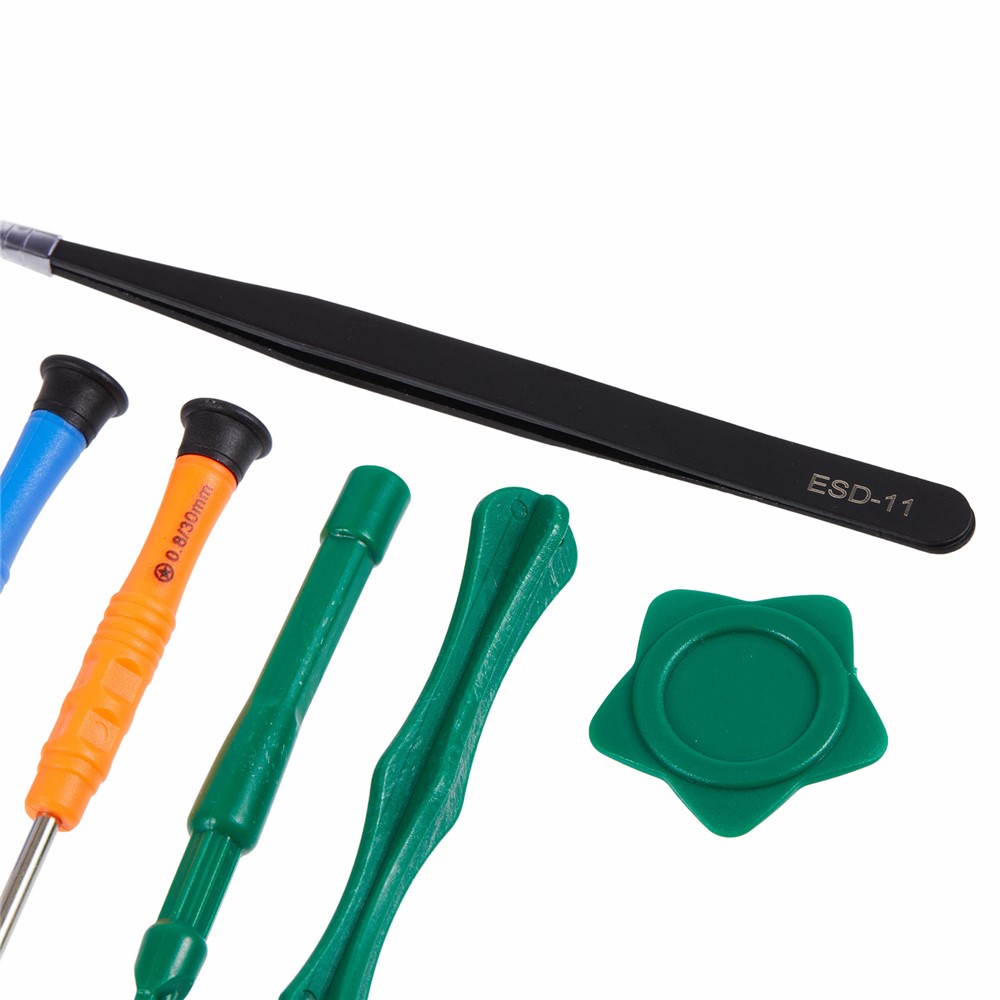 Kit de ferramentas de reparo 10Pcs / Set para iPhone 7 Ferramentas de abertura da chave de fenda magnética-4