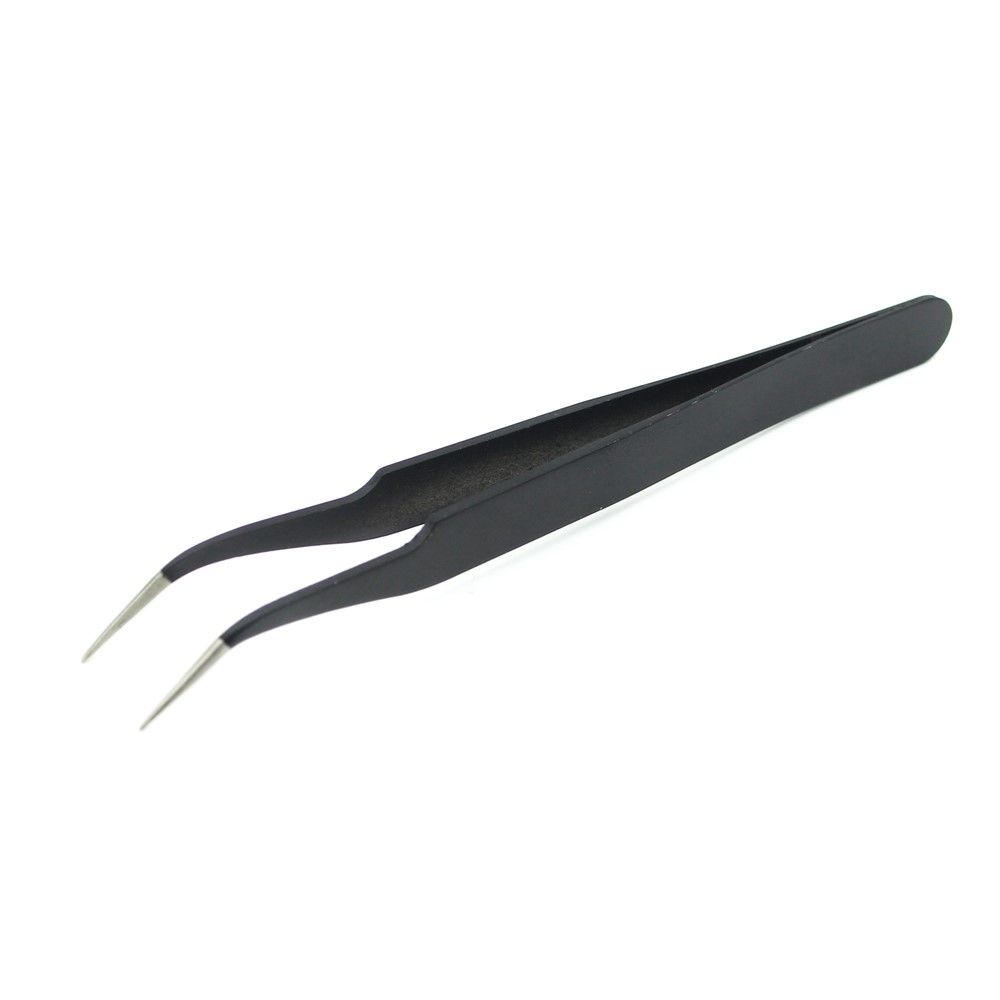 JF-604 Profissional Ferramenta de Manutenção de Tweezer de Ponta de Aço Inoxidável Profissional Tweezer