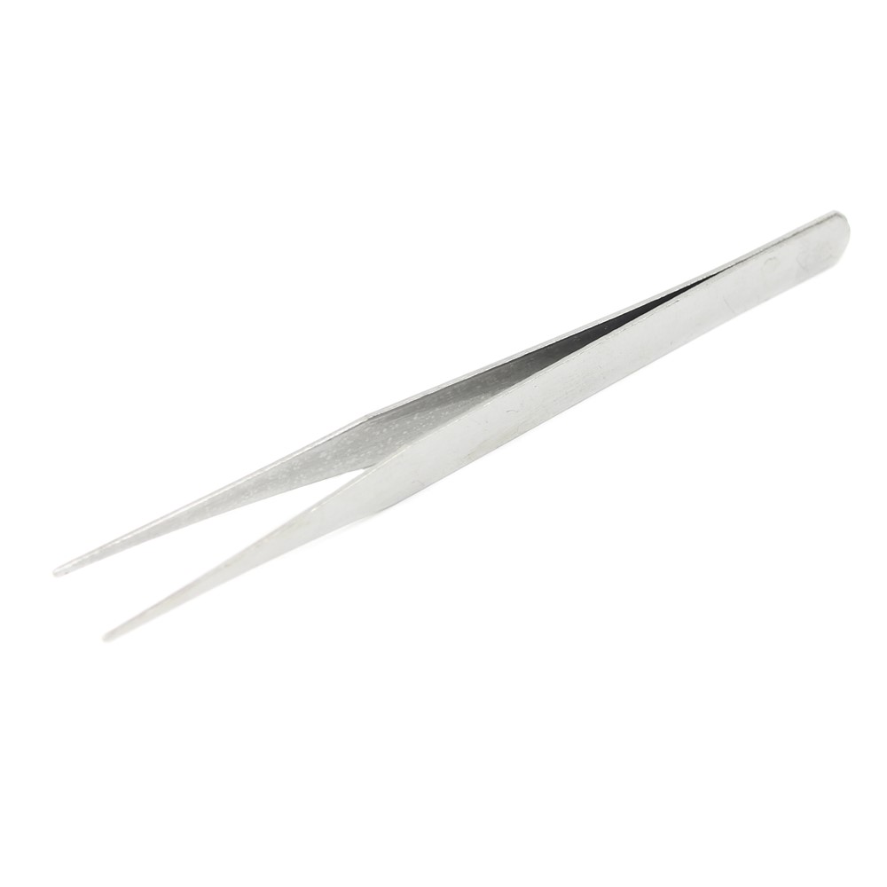 JF-605 Portable Mini Metal Straight Tweezers Cellphone Repair Tool-1