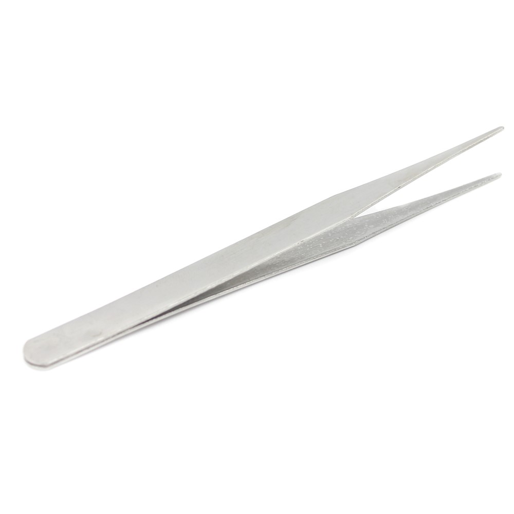 JF-605 Portable Mini Metal Straight Tweezers Cellphone Repair Tool-6