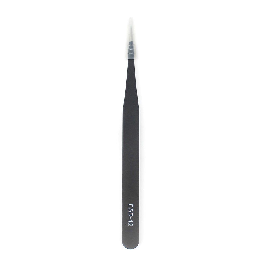JF-604 Professional Straight Tip Stainless Steel Tweezer Maintenance Tool-9