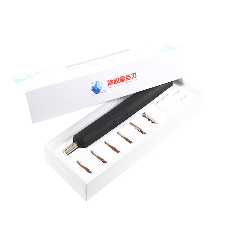 2-in-1 LCD Glue Clean Machine Electric Glue Adhesive Removing Screwdriver Tool Set-6