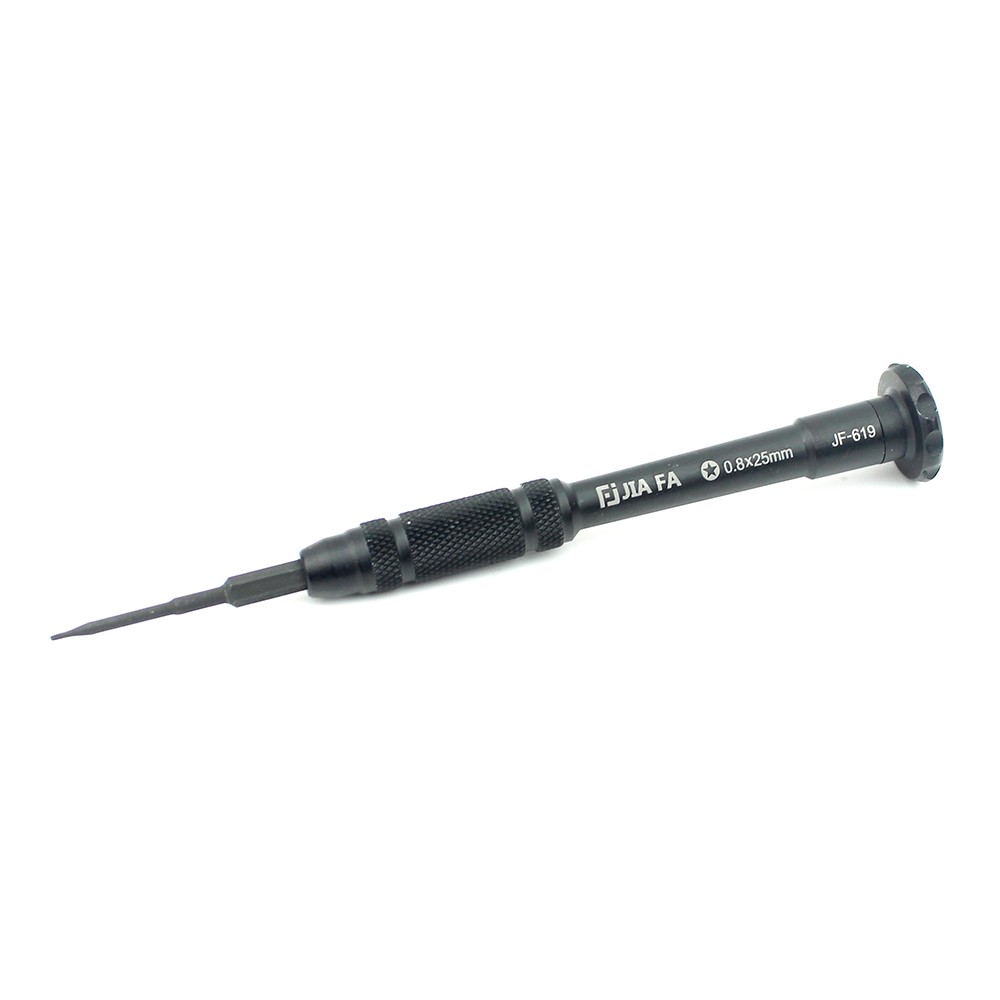 JF-619 Professional Non-slip Handle Metal Screwdriver Repair Tool - Pentagon 0.8-1