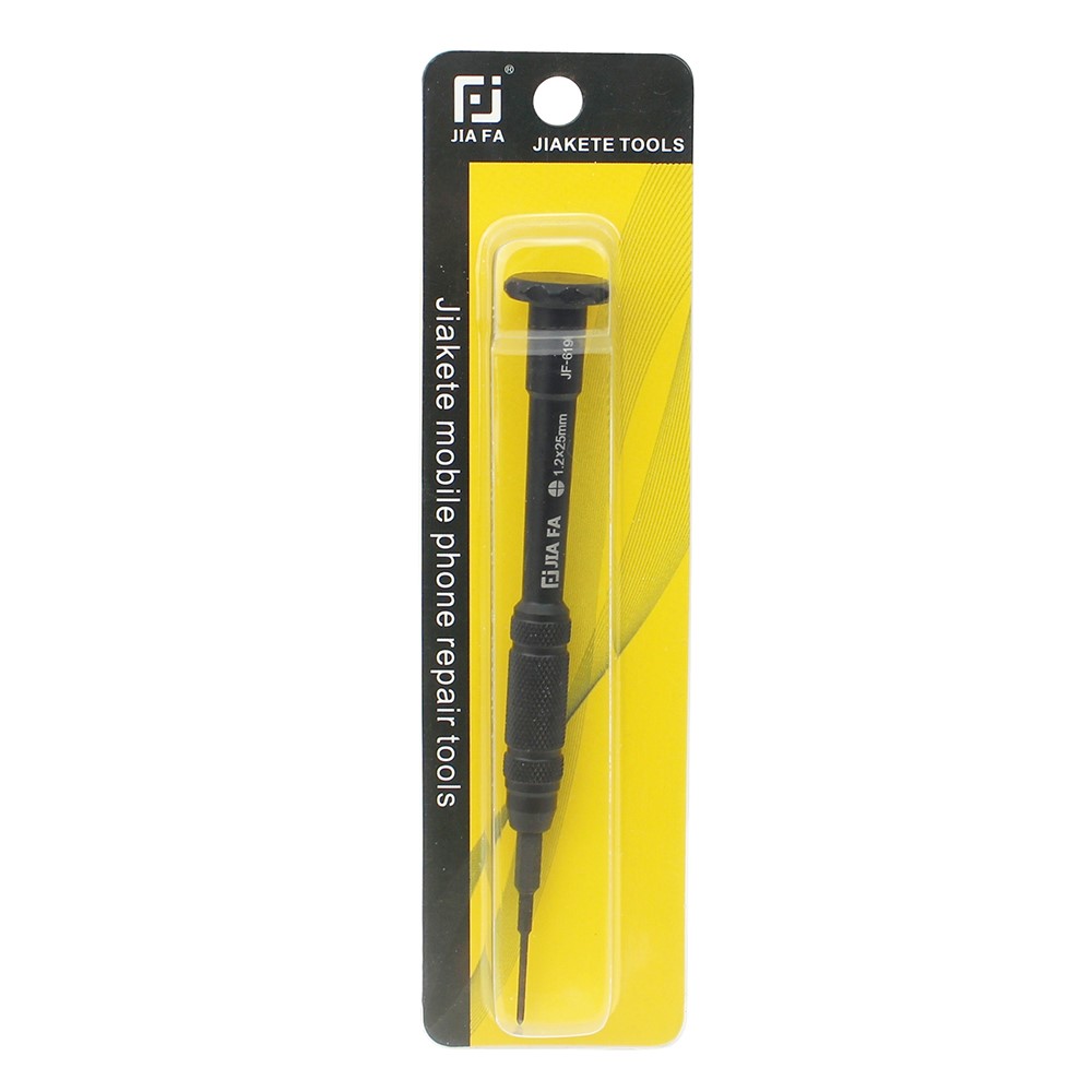 JF-619 Professional Non-slip Handle Metal Screwdriver Repair Tool - Pentagon 0.8-9