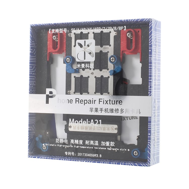 9 in 1 A21 Phone Motherboard Test Fixture for iPhone 8 Plus/8/7 Plus/7/6s Plus/6s/6 Plus/6/5s-7