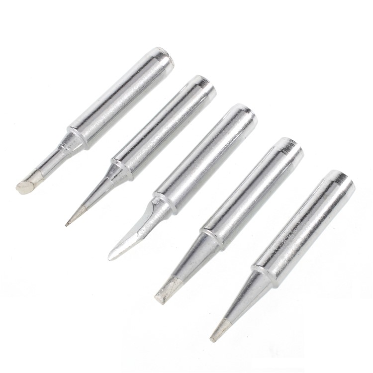 5Pcs/Set Solder Iron Tips Replaceable Soldering Tips for Soldering Rework Station-1