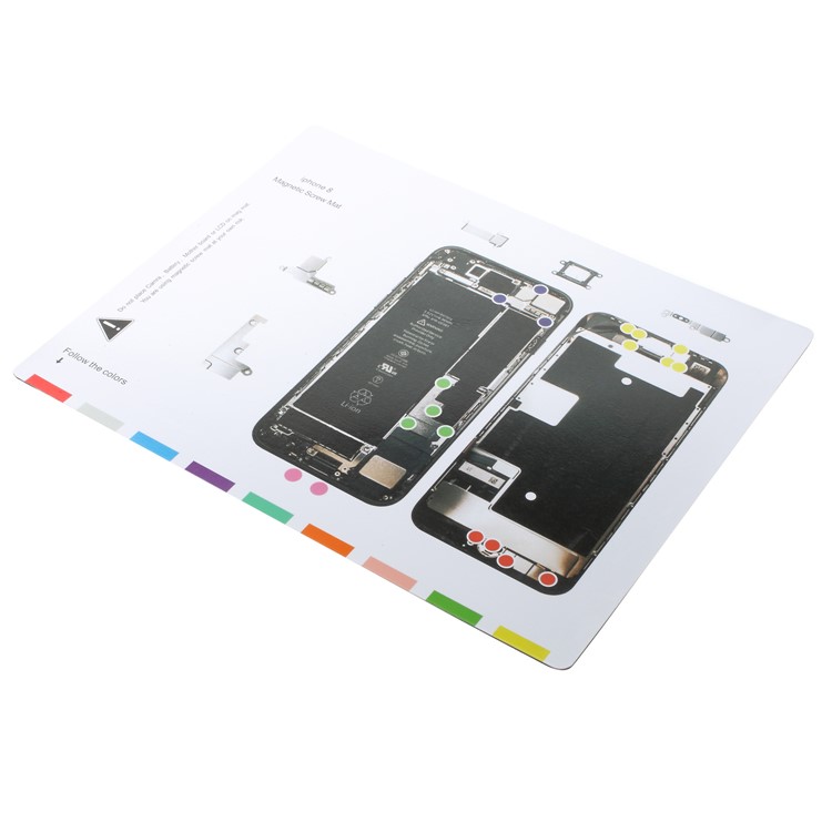 Magnetic Screw Keeper Mat Helping Repair Tool for iPhone 8-2