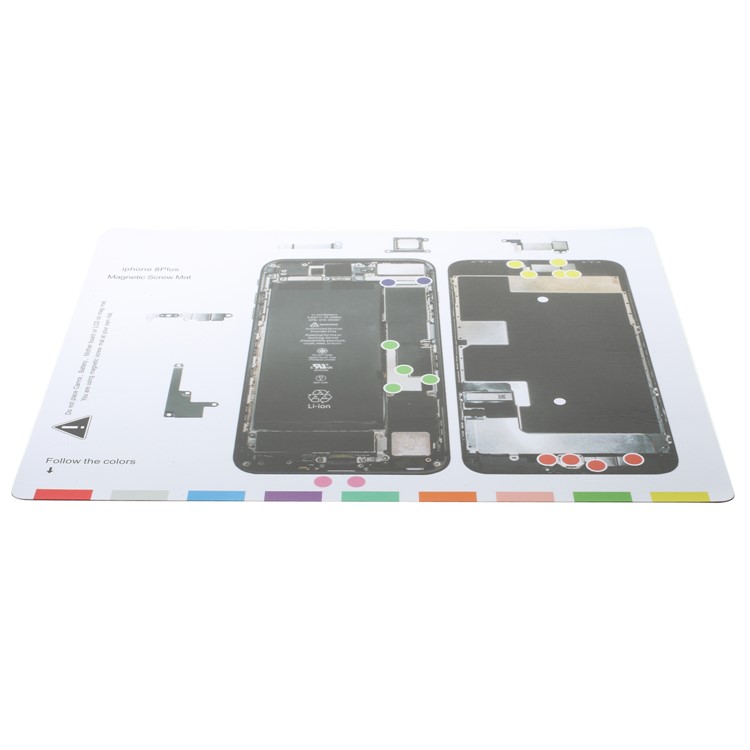 Estera Magnética Del Encargado Del Tornillo Que Ayuda A Reparar La Herramienta Del Cojín Para El Iphone 8 Más-3