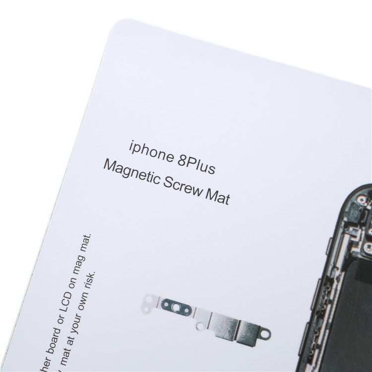 Estera Magnética Del Encargado Del Tornillo Que Ayuda A Reparar La Herramienta Del Cojín Para El Iphone 8 Más-5